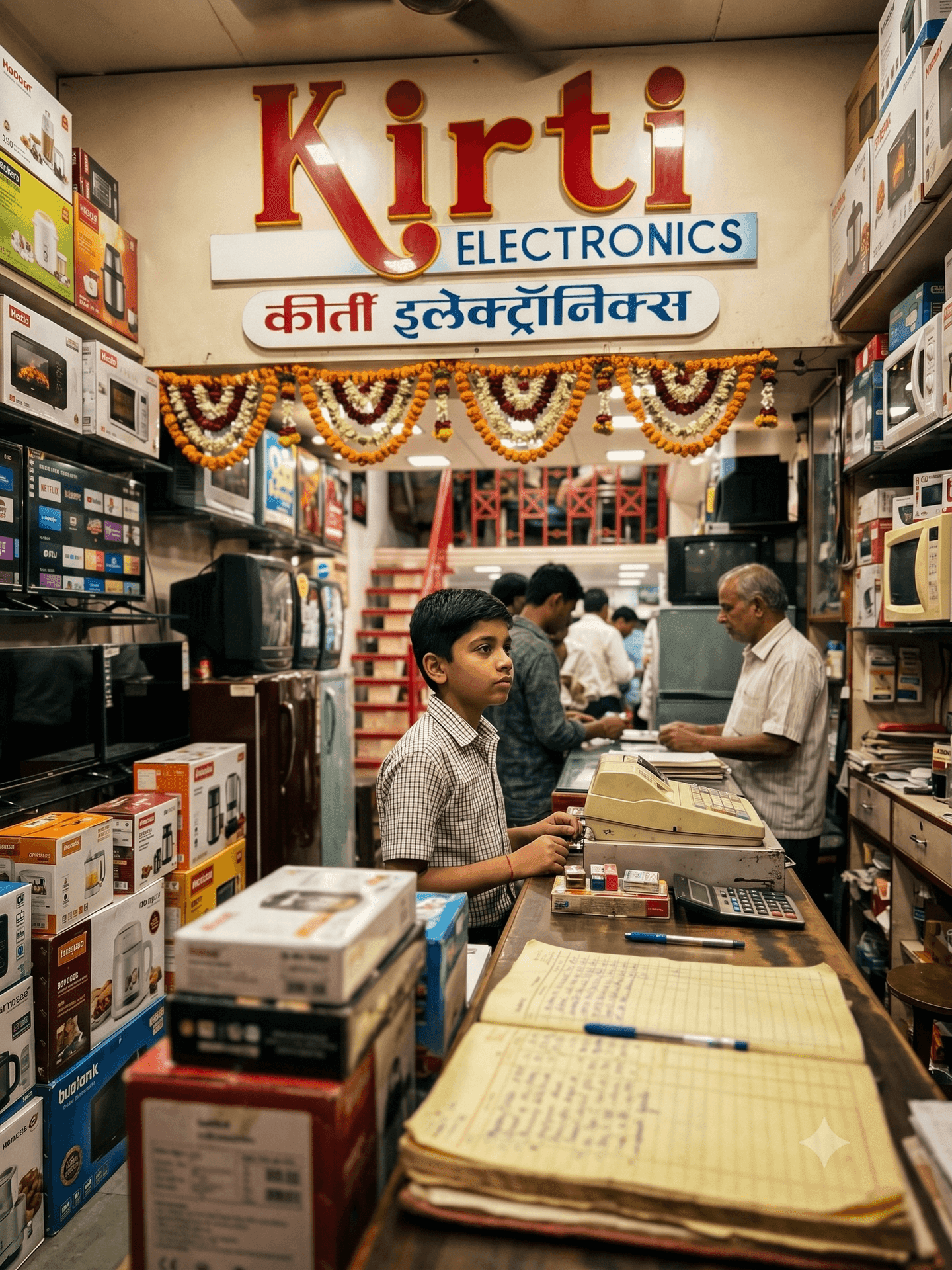 Family retail business shop floor